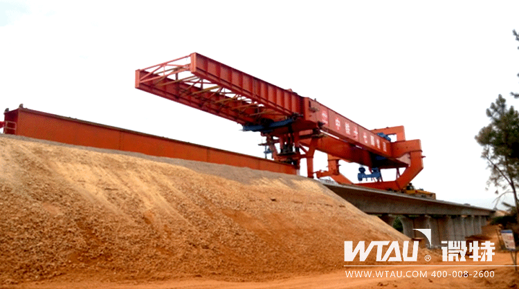 中鐵十七局900T架橋機配備微特安全監控系統