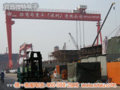 友聯船廠300T門機安裝WTL-E型起重力矩限制器