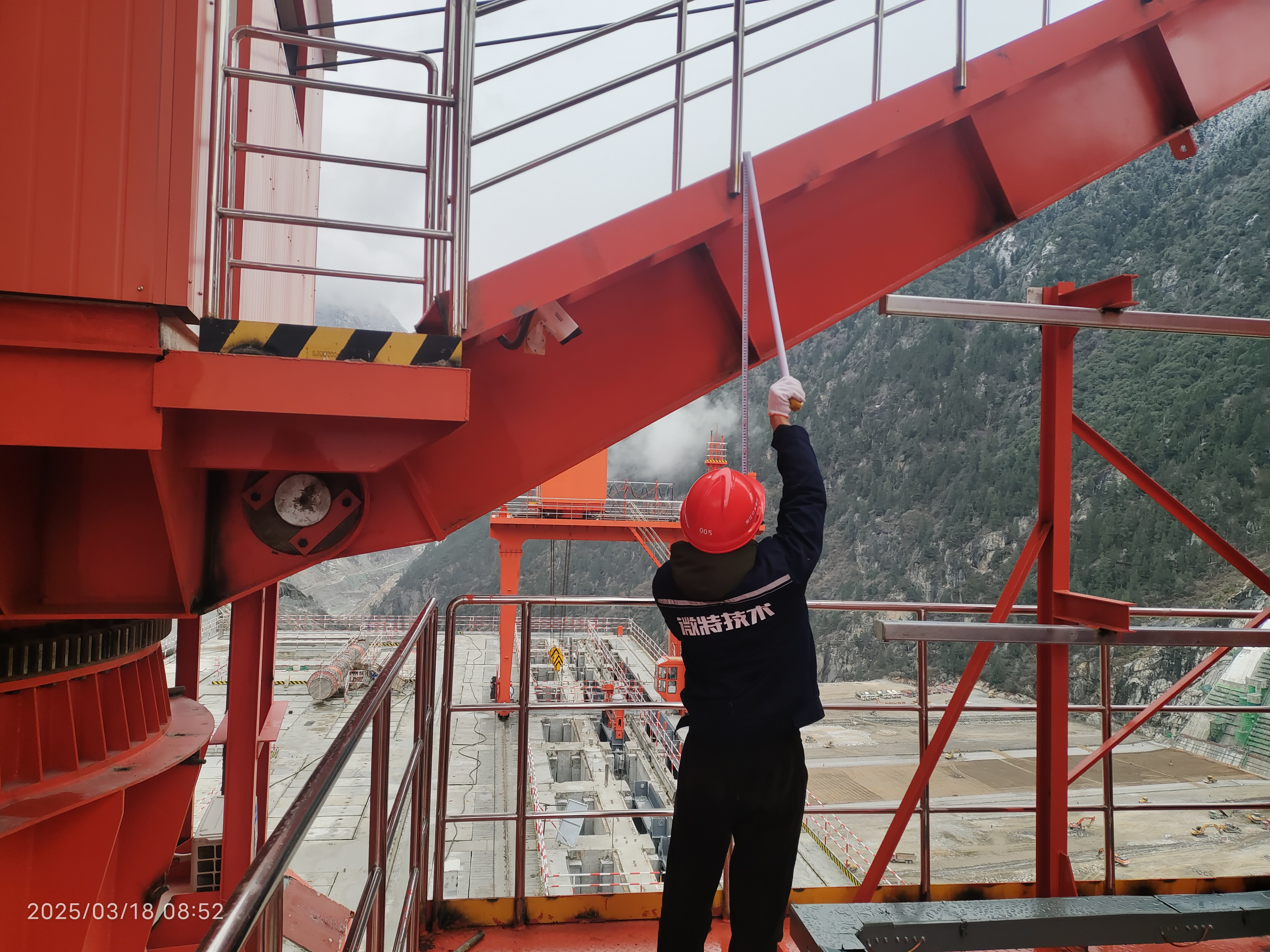 微特門機防碰撞系統助力四川某水電站安全作業